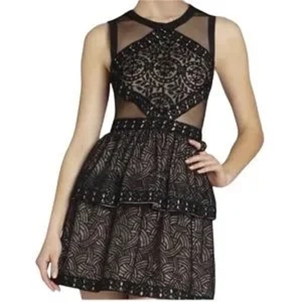 BCBGMaxAzria Joselyn Peplum Dress